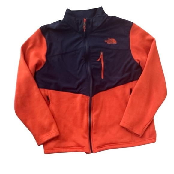 The North Face men’s Large Norris jacket papaya orange cosmic blue Gorpcore - Picture 1 of 12
